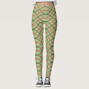 Leggings Vagues vertes