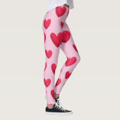 Leggings Valentine Arrière - plan Avec Amour Du Coeur (Droite)