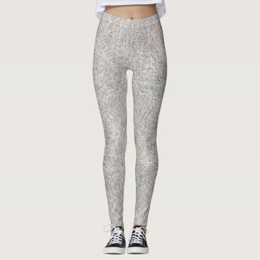 Leggings Valentine dans la poudre bronzage (Devant)