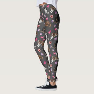 Leggings Valentine et amour Cavalier King Charles Spaniel