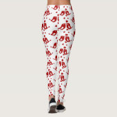 Leggings Valentine Inséparables romantiques balayer les coe (Dos)