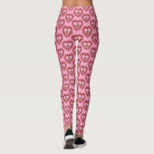 Leggings Valentines Day Love Heart Acorn (Dos)