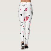 Leggings Valentine's Hearts Arrow sans couture (Dos)