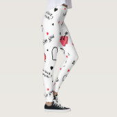 Leggings Valentine's Hearts Arrow sans couture (Droite)