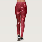 Leggings Valentines Motif de coeur (Dos)