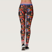 Leggings Vallarta Catrinas avec fleurs et bougies 1718 (Dos)