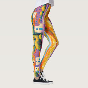 Leggings Vallée Florale Paysage de Provence