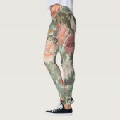 Leggings Valse florale intemporelle | taoïsme de la méditat (Gauche)