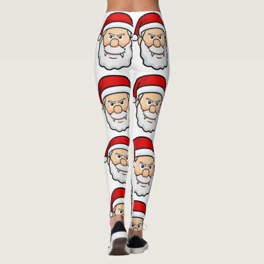 Leggings vampire de noël père Noël (Dos)