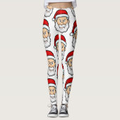 Leggings vampire de noël père Noël (Devant)