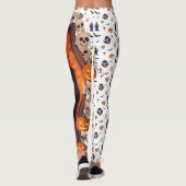 Leggings 🦇 Vampire Gothique Halloween Leggels 🎃 blanc 🖤 (Dos)