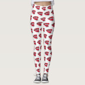 Leggings Vampire Parfois Je Mords Halloween Leggels Blanc (Devant)