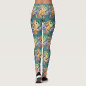 LEGGINGS VAMPIRE PRIER MANTIS, HALLOWEEN BUG ART LEGINGS (Dos)