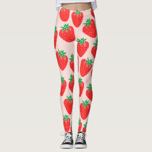 Leggings van aardbeien