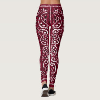 Leggings van Bandana Burgundy