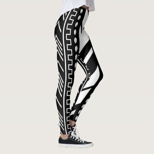 Leggings van bedrukt Afrikaanse modderdoek (Rechts)
