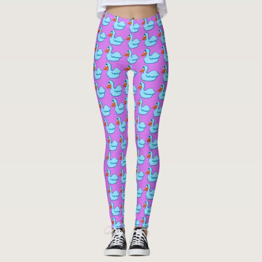 Leggings van blauwhelmen (Voorkant)