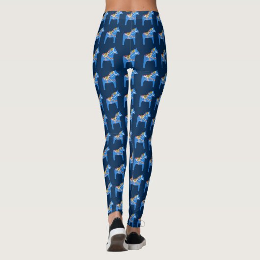 Leggings van Blue Dala Horse (Achterkant)