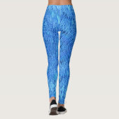 Leggings van Blue Peacock Feathers (Achterkant)