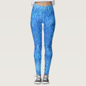 Leggings van Blue Peacock Feathers (Voorkant)