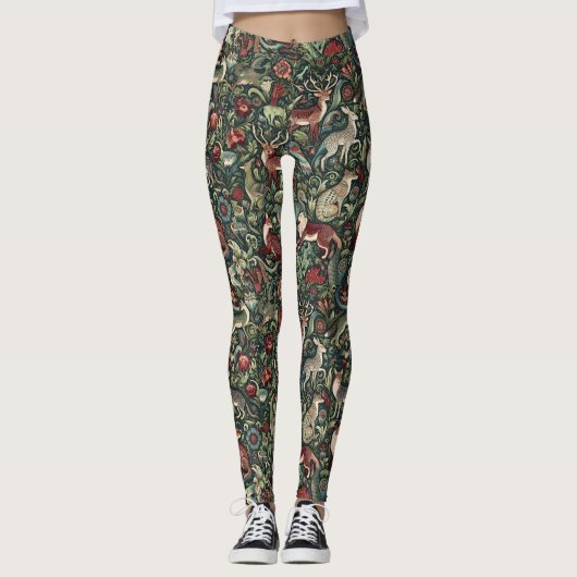 Leggings van bosdieren (Voorkant)