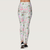 Leggings van Candy Cane Flamingos (Achterkant)