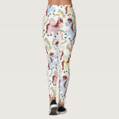 Leggings van Cute Rainbow Unicorn Party (Achterkant)