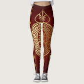 Leggings van de Bourgogne (Voorkant)