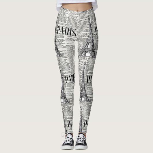 Leggings van de Eiffeltoren van Parijs (Voorkant)