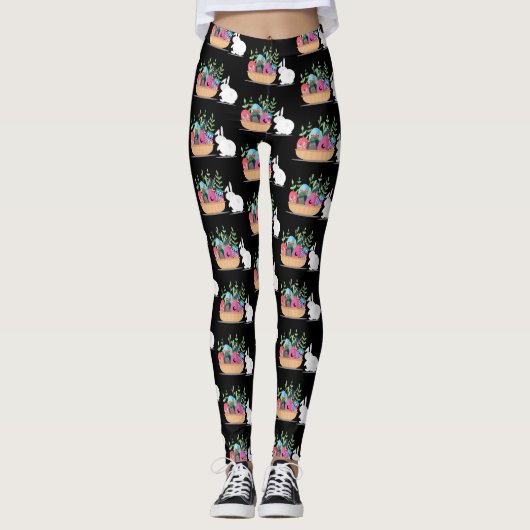 leggings van de esster bunny mand (Voorkant)
