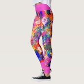 leggings van de Glitter Rainbow Splatter van 80 (Links)