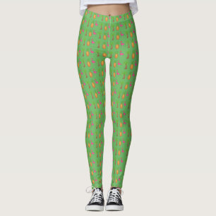 Leggings van de groene eilandpalm Tree Pineapple F