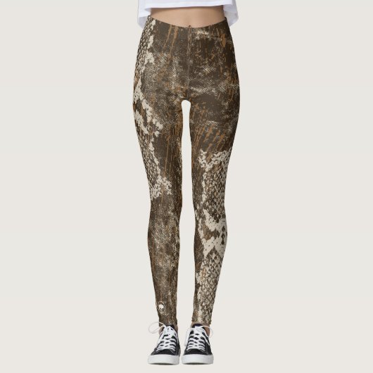 Leggings van de huidplooi van de slang (Voorkant)