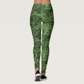 Leggings van de kringloop (zwart) (Achterkant)