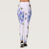 Leggings van de lente- en bijenbloemen (Achterkant)