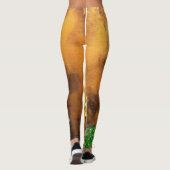 Leggings van de Mode Gustave Klimt "The Kiss" (Achterkant)