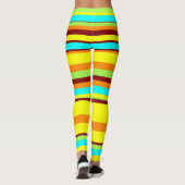 Leggings van de moderne Stripe Stretch Pants uit d (Achterkant)