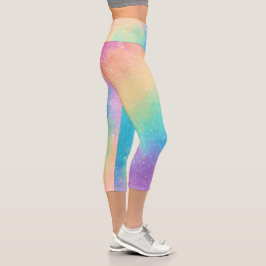 Leggings van de pasteelregenboogpijp