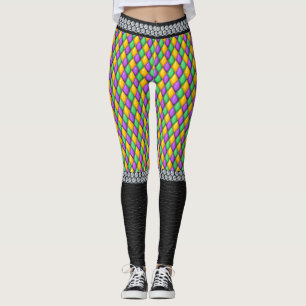 Leggings van de Pop Mardi Gras 6b Diamonds