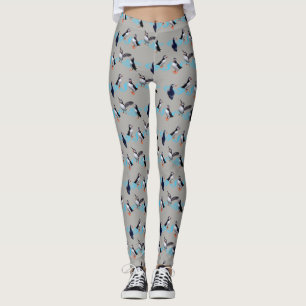 Leggings van de Puffin Party (grijs)