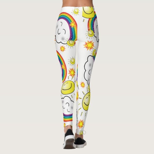 Leggings van de regenboogzon (Achterkant)