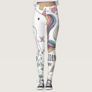 Leggings van de Unicorn-regenboog