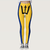 Leggings van de vlag van Barbados (Voorkant)