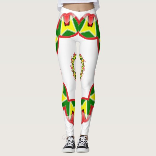 Leggings van de vlag van Guyana (Voorkant)