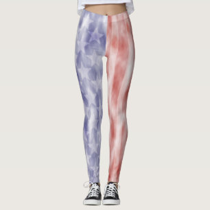 Leggings van de Vlag van sterren & van Strepen de