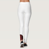 Leggings van de zijde van de rode zijde (enkel bee (Achterkant)