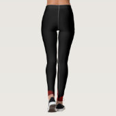 Leggings van de zwarte en de Rode Silken, Aerialis (Achterkant)