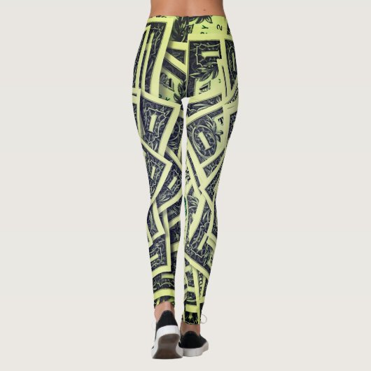 Leggings van Dollar Bill (Achterkant)
