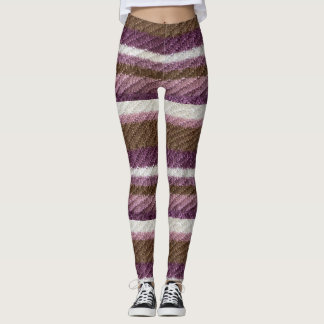 Leggings van faux-breiwerk