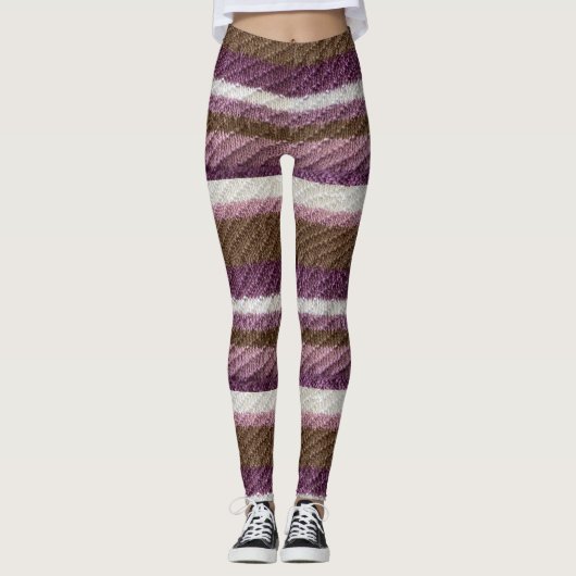 Leggings van faux-breiwerk (Voorkant)